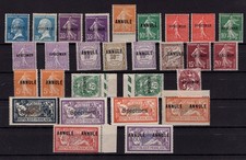 France Neuf** lot cours instruction Annulé Specimen dont 5F MERSON cote 2150€ 