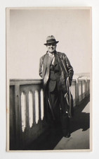 Homme classe manteau long cuir