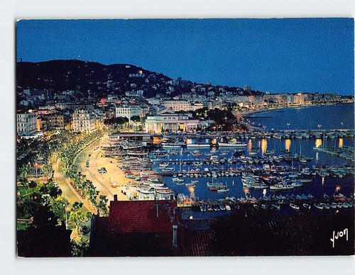 Postcard port jardins - port, et