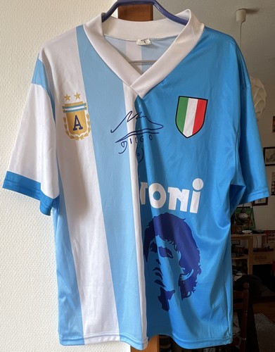 Maillot maradona signé - maillot,