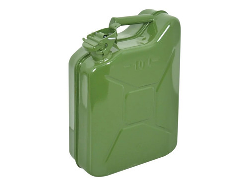 Jerricane 10l metal - metal, vert