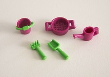 PLAYMOBIL (1519) CHILDREN - set of toys green & purple sandbox & sea beach