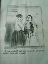 Litho 1857 - Fariboles L'amour un enfant! l'amour c'est un Pompier!