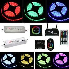 Bande LED RGB 5-30m bande barre 12V 24V + alimentation + calculateur