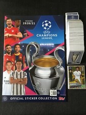 TOPPS COMPLETE SET STICKERS UEFA CHAMPIONS LEAGUE 2020/2021 + EMPTY ALBUM