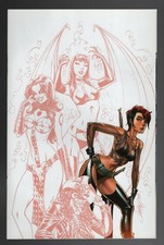 Chastity #1 Carve Partial Red Tint J Scott Campbell Virgin 1:15 Variant F/VFN
