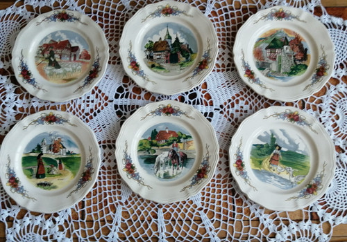 Assiettes dessert en - à,