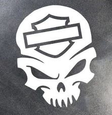 Autocollant Skull Harley