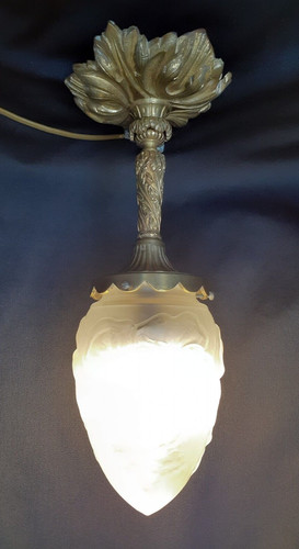 Lustre plafonnier bronze - plafonnier,