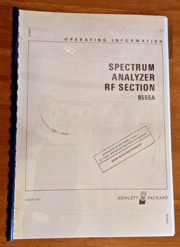Analyseur spectre hp8555a - spectre,