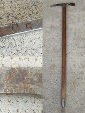 piolet ancien HUPFAUF ? FRITSCH ? suisse ? GARANTIERT Numerote swiss ICE axe