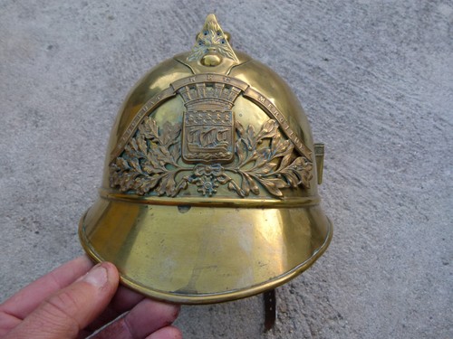 Ancien casque sapeurs - casque,