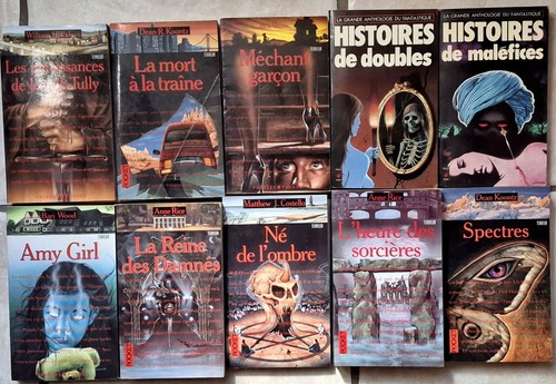 Lot livres terreur - de,