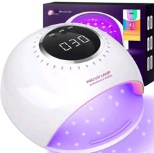 82W UV Nail Lamp, 41 LED Beads Quick Curing UV Light for Gel Nails Dryer 209