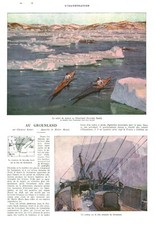 1931 Charles Rabot Greenland Antique Magazine Document