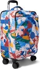 Kipling Spontaneous S Softside Spinner Wheel Luggage, Botanical Prt - Brand New