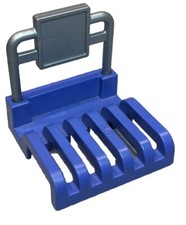 Playmobil blue bike rack holder 