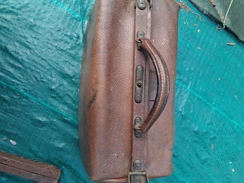 Valise rigide vintage cuir - vintage, en
