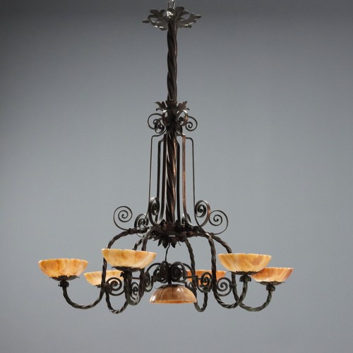 Lustre art nouveau ancien - lustre,