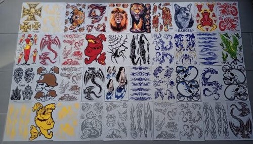 Lot planches sticker - 40, a4