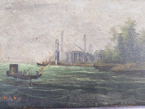 Huile sur bois venise - bois, "venise"