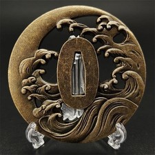 Épée japonaise Tsuba Sea