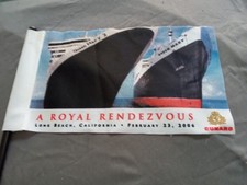 Cunard Queen Mary And Queen Mary 2 Royal Rendezvous In Long Beach Flag
