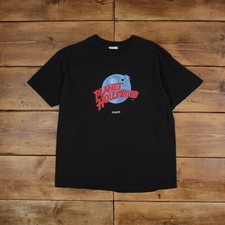 Vintage Planet Hollywood Single Stitch T Shirt Graphic XL 90s USA Made Paris