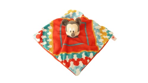 Doudou mickey plat rouge - mickey,