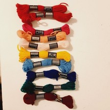 10 Vintage Laine Tapisserie