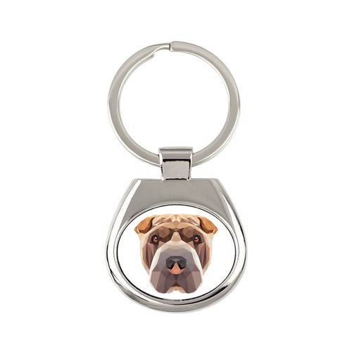 Shar pei porte clés - shar, porte-clés