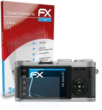 atFoliX 3x Film Protection d'écran pour Leica X1 Protecteur d'écran clair