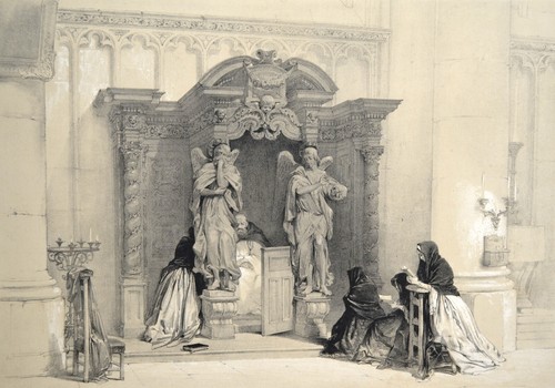 Lithographie louis haghe - lithographie, 1840