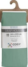 Drap Housse 100% COTON 57 FILS OEKO-TEX CHOIX COLORIS
