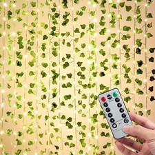 Lierre Artificiel Guirlande Lumineuse Chambre 10M Guirlande Lierre Lumineuse ...