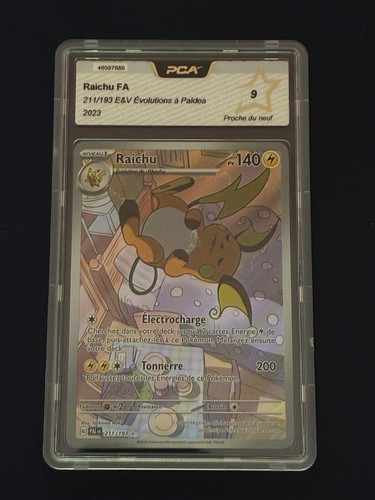 Carte pokemon raichu - pokemon, fa