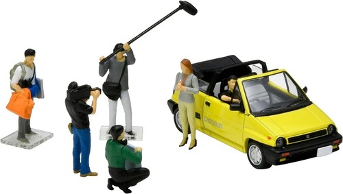 Tomica television crew avec - tomica,,