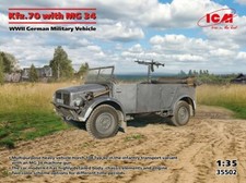 ICM 35502 - 1:3 5 Kfz.70 Avec MG 34, WWII Allemand Véhicule Militaire - Neuf