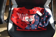  catimini pull neuf 4 ans rouge le chat voir bas elle est superbe COLISSIMO**