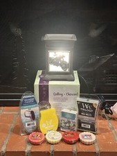NIB SCENTSY GALLERY CHARCOAL WAX WARMER&MOTORCYCLE/BIKE MAGNETIC FRAME+NEW WAXES