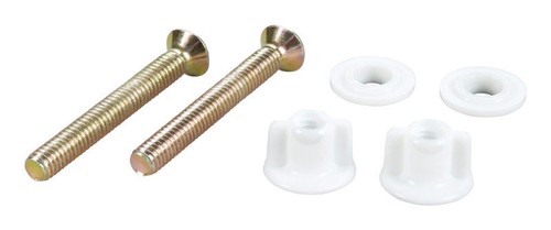 Brass toilet seat hinge bolts - ,