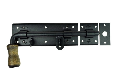 Serrure portail 270mm noir - de,
