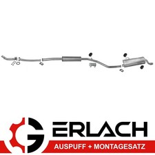Pot d'échappement pour Peugeot 206 1.6 16V hayon incliné également système d'...