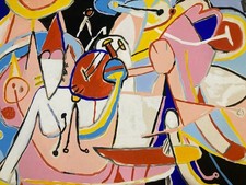 Belle Peinture Gouache Indien