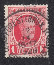 roi Albert TIMBRE 1 franc 1927