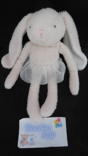 Doudou peluche lapin tutu - peluche,