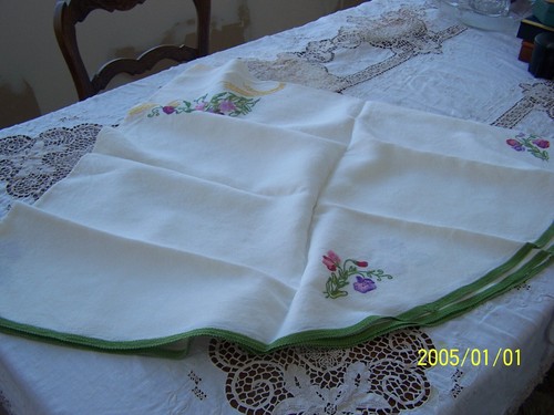 Ancienne nappe pour table