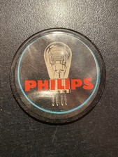 Rare Ancien petit miroir Publicitaire Philips french antique mirror