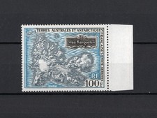 TAAF Carte des iles Kerguelen