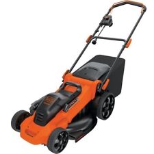 Black+Decker LM2000-QS Tondeuse A Gazon Electrique 48cm, 2000W, Mulching/Bac 50L